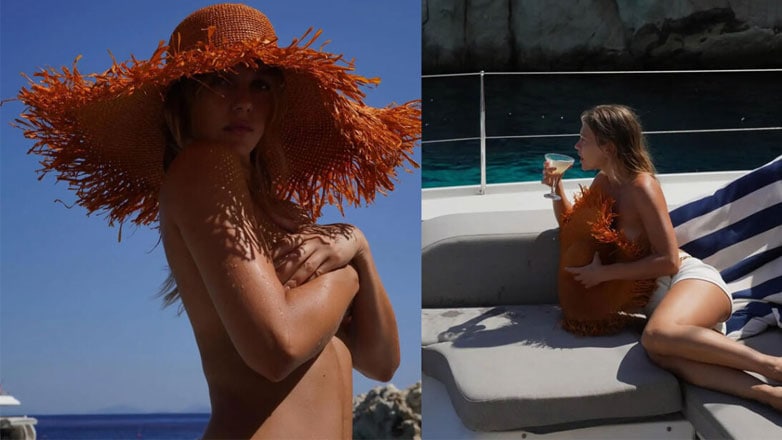 Κλέλια Ανδριολάτου: Οι τόπλες φωτογραφίες πάνω σε σκάφος