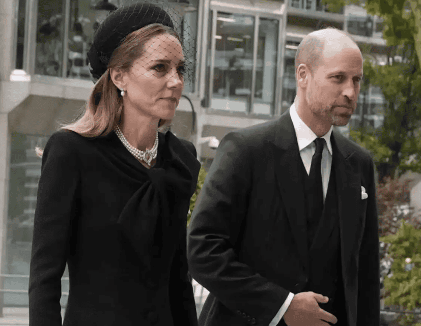 Ουίλιαμ και Κέιτ στην κηδεία της Δούκισσας του Κεντ