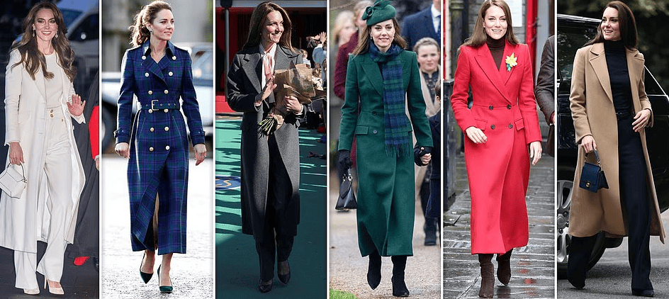 Κέιτ Μίντλετον: Tα κρυφά μηνύματα πίσω από τις επιλογές των παλτό της