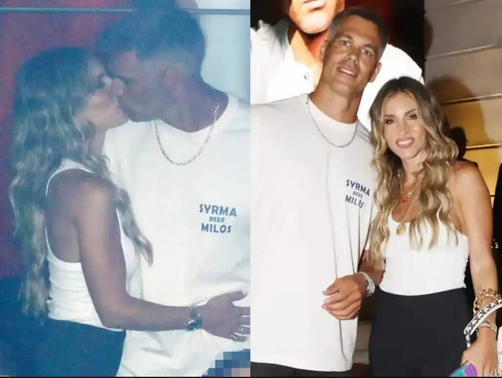 Ασυγκράτητη η Αθηνά Οικονομάκου: Τα καυτά φιλιά στα μπουζούκια