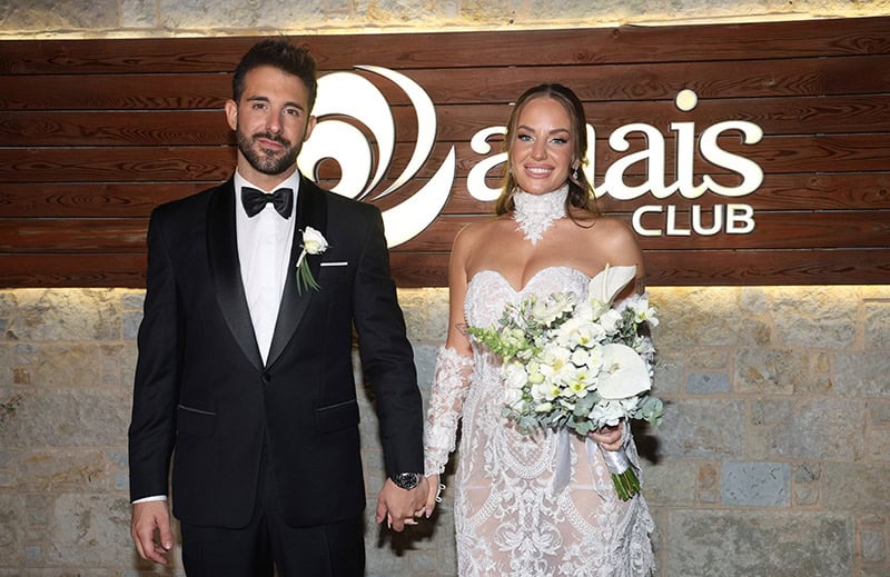 Λιβάνης-Ανδρομάχη: Οι επώνυμοι καλεσμένοι που έδωσαν το «παρών» στον γάμο τους