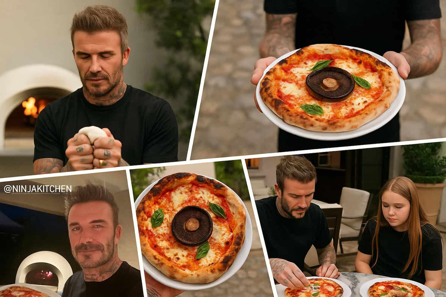 Ντέιβιντ Μπέκαμ: Στην κουζίνα φτιάχνει πίτσα άνετος όπως ο άντρας της διπλανής πόρτας