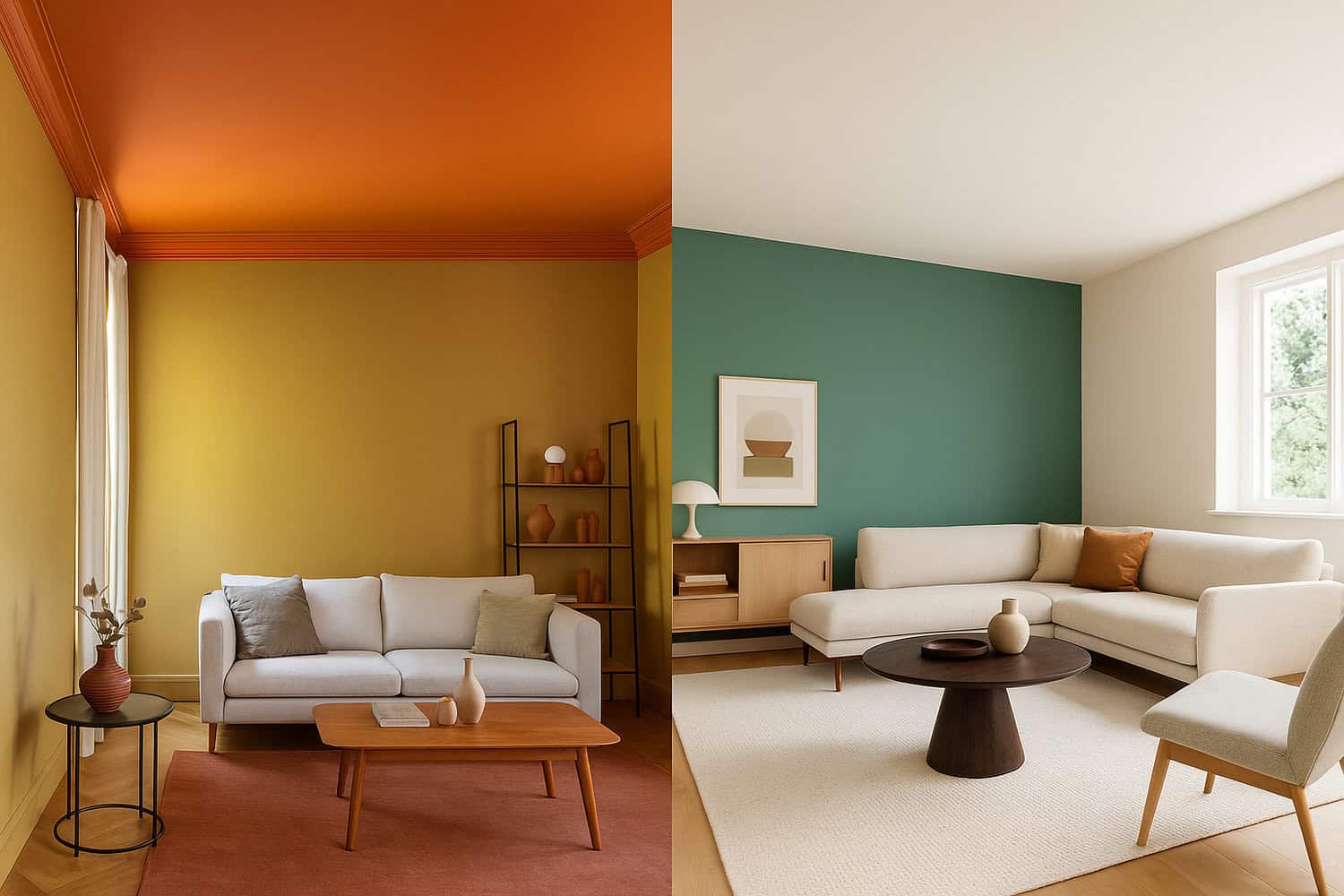 10 τρόποι για να «μεγαλώσεις» οπτικά το σαλόνι σου μέσα από τη δύναμη του χρώματος