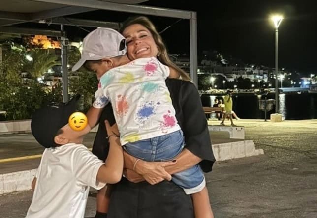 Κατερίνα Παπουτσάκη: Τα Σαββατοκύριακα ανήκουν στους γιους της – Οι τρυφερές στιγμές με Κίμωνα και Μάξιμο