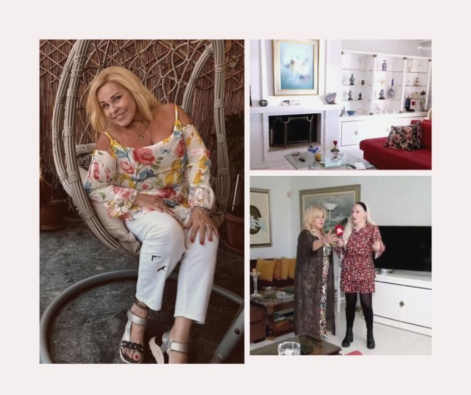 Μπέσσυ Αργυράκη: Μας ξεναγεί στο σπίτι της στη Γλυφάδα. Η μαγειρική, τα ρούχα και τα καπέλα της