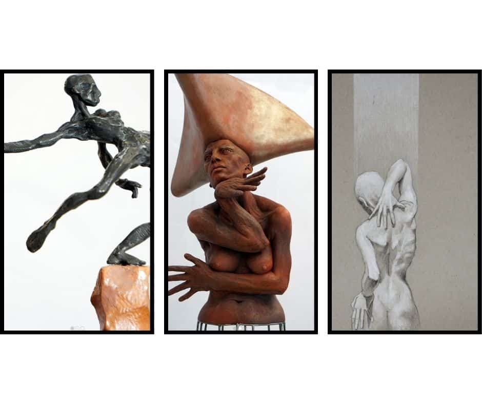 Στέλιος Σάρρος: Έκθεση γλυπτικής και σχεδίου στην Γκαλερί Della Rounick