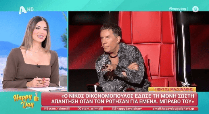 Γιώργος Μαζωνάκης: O άγνωστος διαπλεκτισμός με τον δικηγόρο του-Όλα όσα αποκάλυψε on air η Σταματίνα Τσιμτσιλή
