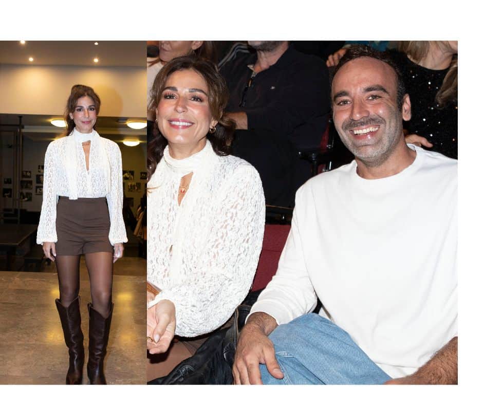 Kατερίνα Παπουτσάκη: Αμήχανη στην πρώτη επίσημη εμφάνιση με τον σύντροφό της-«Συνοδεύομαι από πολύ καλή παρέα»