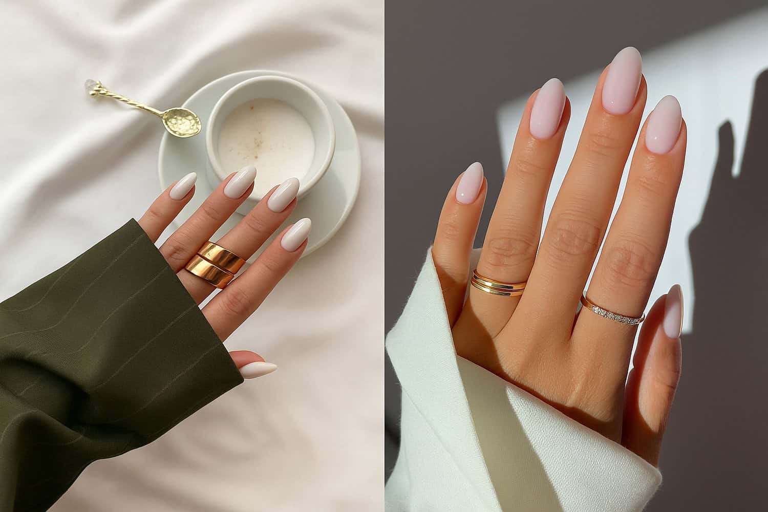 Vanilla glass nails: Η minimalist λάμψη αποτελεί τάση του φετινού μανικιούρ
