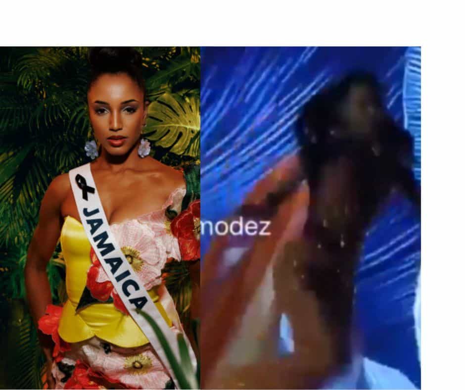 Καλλιστεία Miss Universe: Η σοκαριστική πτώση της Miss Jamaica από τη σκηνή-Νοσηλεύεται στο νοσοκομείο (Βίντεο)