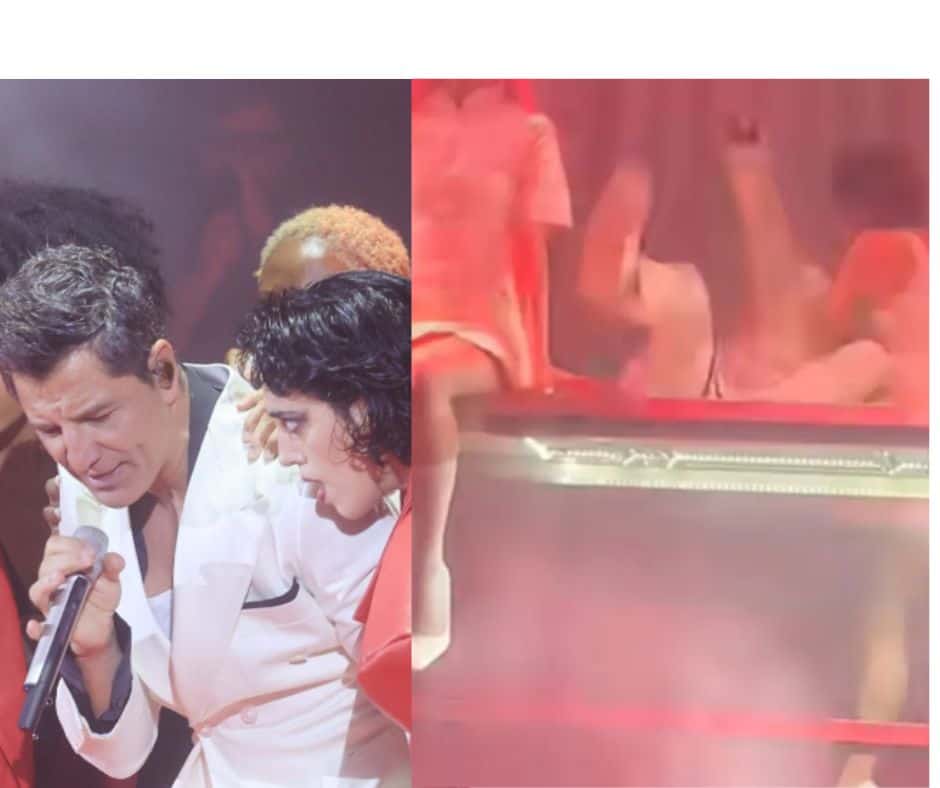 Σάκης Ρουβάς-Σοκαριστικό ατύχημα πάνω στην πίστα-«Πάγωσαν» οι θεατές (Βίντεο)