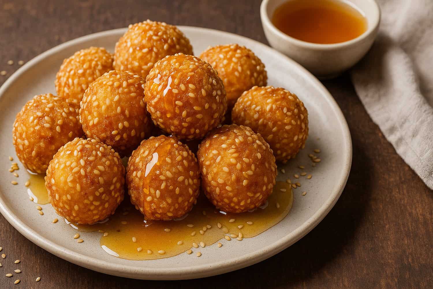 Γευστικές τυροκροκέτες με μέλι και σουσάμι – Απλώς θα τις λατρέψεις