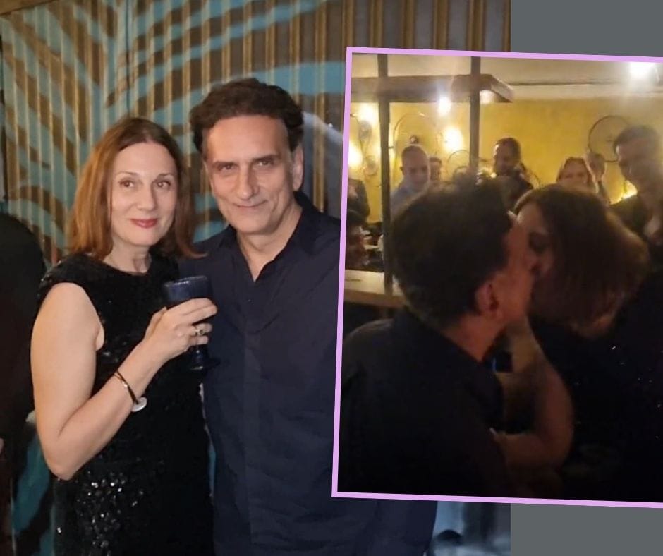 Νίκος Ψαράς: Η τούρτα-έκπληξη, το τρυφερό φιλί στη σύζυγό του και το λαμπερό πάρτι στο κέντρο της Αθήνας (Βίντεο και φωτογραφίες)