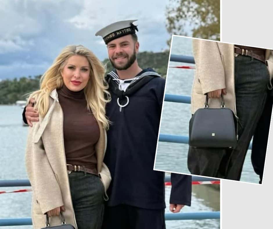 Ελένη Μενεγάκη: Με τσάντα από “χρυσάφι” στην ορκωμοσία του γιου της-πόσο κοστίζει;