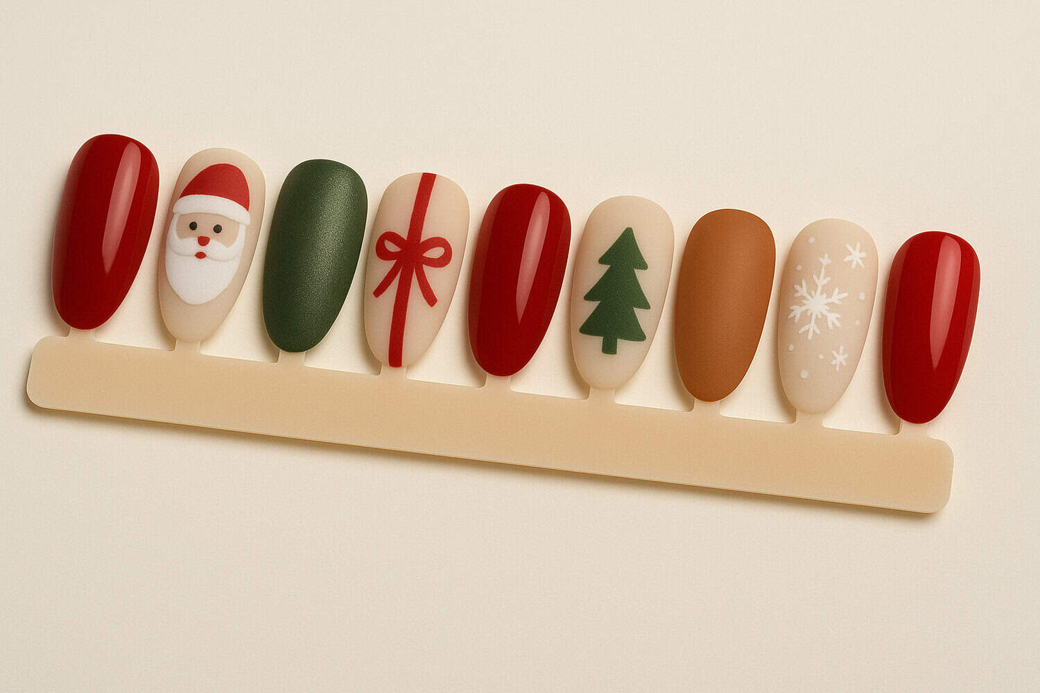 Xmas Nails: Οι πιο λαμπερές ιδέες για χριστουγεννιάτικο μανικιούρ (photos)