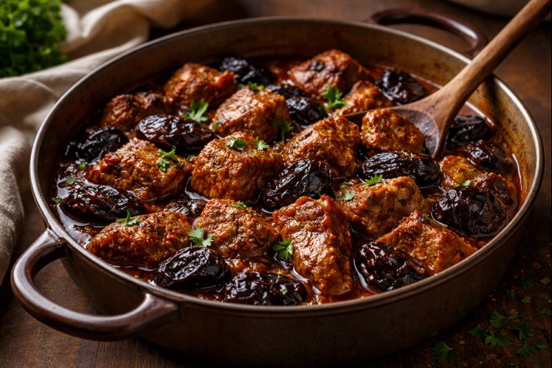 Χοιρινό με δαμάσκηνα – Το πιάτο που θα λατρέψεις στις γιορτές