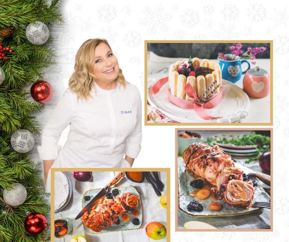 Χριστουγεννιάτικες συνταγές από την κορυφαία σεφ Ντίνα Νικολάου!