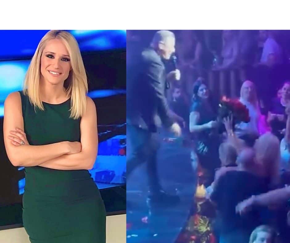 Αποκλειστικό βίντεο! Νυχτοπερπάτησε στον Ρέμο η Κατερίνα Παναγοπούλου-Της πρόσφερε γαρύφαλλα από την πίστα