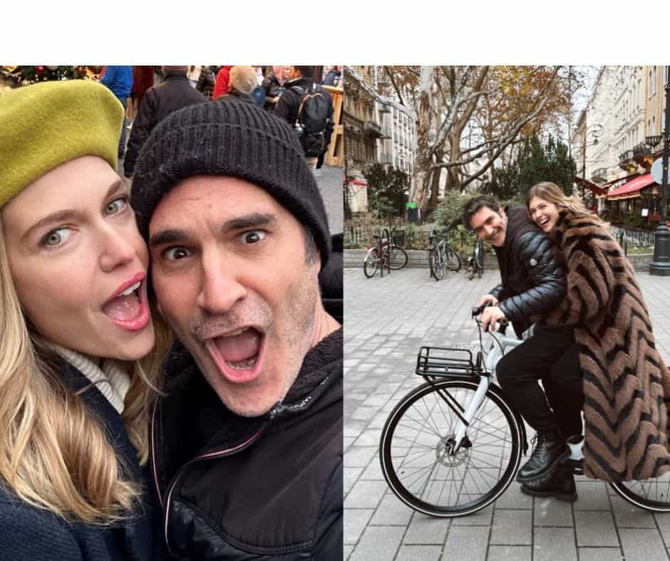 Χριστόφορος Παπακαλιάτης-Κλέλια Ανδριολάτου: “Eρωτευμένοι” στην Βουδαπέστη για τα γυρίσματα του Maestro  (Φωτογραφίες)