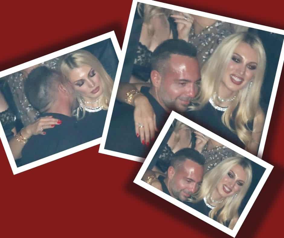 Σπυροπούλου-Σταθακοστώπουλος: Ερωτευμένοι στα μπουζούκια-Αγκαλιές και φιλιά πρώτο τραπέζι πίστα