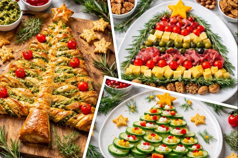 3 Χριστουγεννιάτικα ορεκτικά σε σχήμα δέντρου που θα κλέψουν τις εντυπώσεις στο γιορτινό μπουφέ