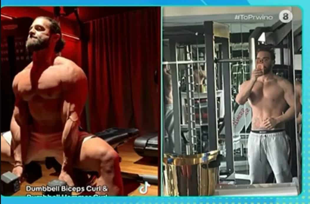 Νίκος Κοκλώνης vs Κωνσταντίνος Βασάλος: Η «μάχη» των κορμιών στο “Πρωινό”