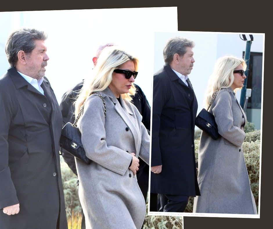 Μενεγάκη – Λάτσιος: Τους ένωσε ο θάνατος… Νέα καρέ από τη σιωπηλή κοινή τους εμφάνιση