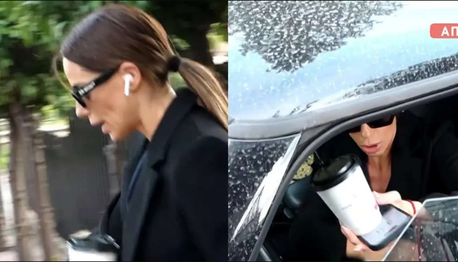 Μαρία Αντωνά: Σε αμήχανη θέση με τους δημοσιογράφους – Έφυγε τρέχοντας ξανά