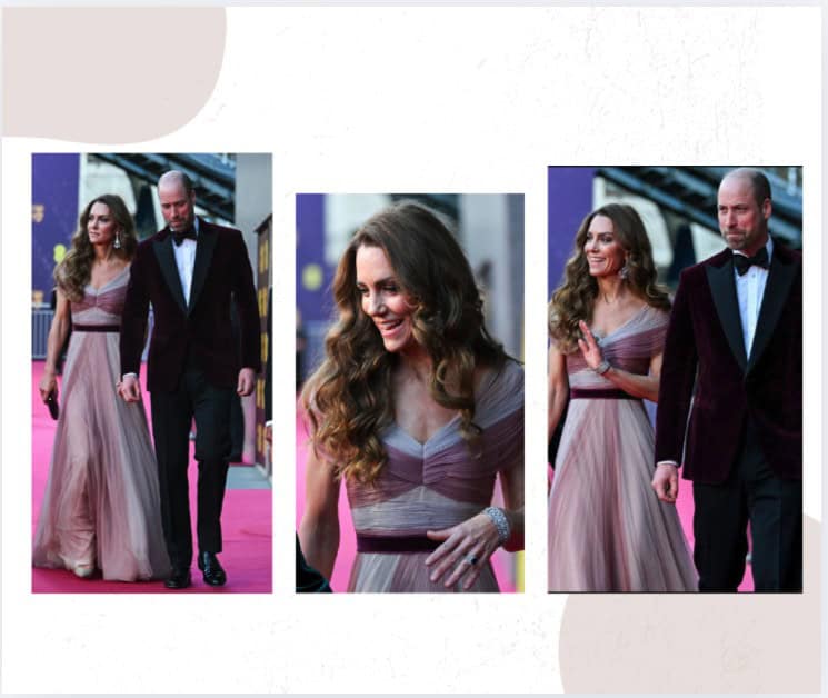 Κέιτ-Ουίλιαμ:Λαμπερή επιστροφή στο κόκκινο χαλί των BAFTA