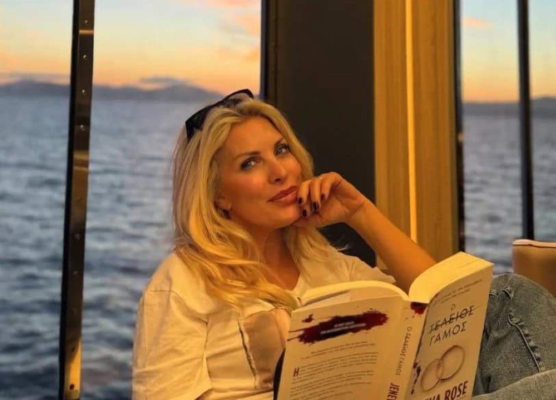 Ελένη Μενεγάκη: Οι φωτογραφίες που την έβγαλε η κόρη της, Μαρίνα, στο πλοίο