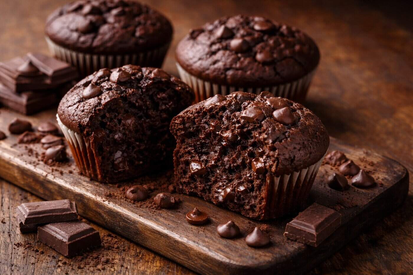 Σοκολατένια μάφιν που λιώνουν στο στόμα (video)