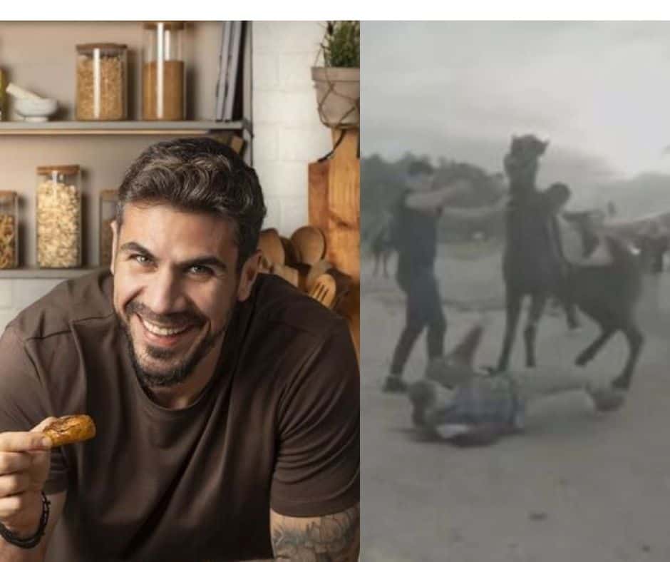 Άκης Πετρετζίκης: Σοκαριστικό ατύχημα on camera-Έσπασε το πλευρό του (Βίντεο)