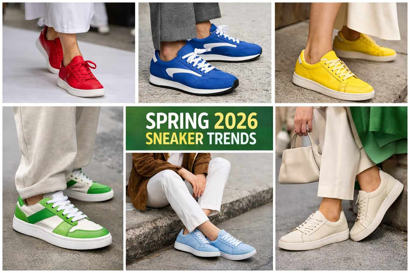 Sneakers: Τα χρώματα που θα επικρατήσουν την άνοιξη του 2026