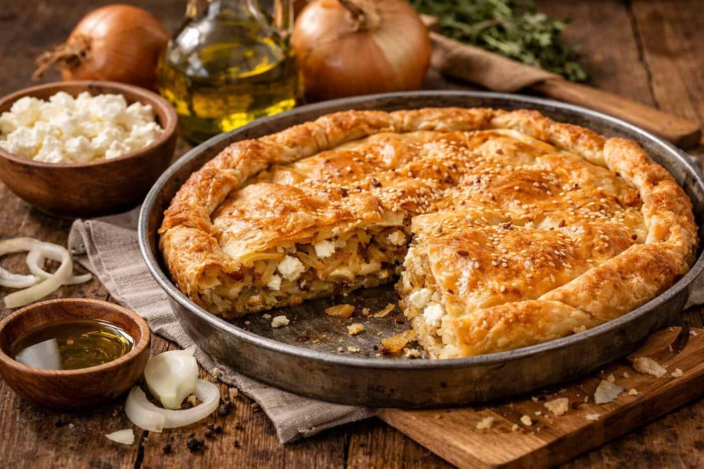 Κρεμμυδόπιτα: Παραδοσιακή και πεντανόστιμη μέχρι το τελευταίο ψίχουλο