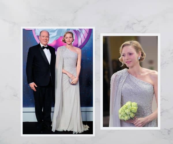 Η πριγκίπισσα Σαρλίν έκλεψε τις εντυπώσεις με λαμπερό φόρεμα σε αρχαιοελληνικό στιλ στο Rose Ball 2026