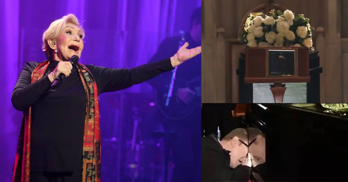 Κηδεία Μαρινέλλας: Συγκλονίζει η εικόνα της στο φέρετρο με κόκκινο φουλάρι στον λαιμό