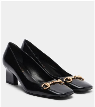 Δερμάτινες γόβες Signora Horsebit, Gucci.