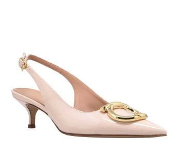 Slingback γόβες λουστρίνι Ferragamo, Ferragamo boutique & Kalogirou.
