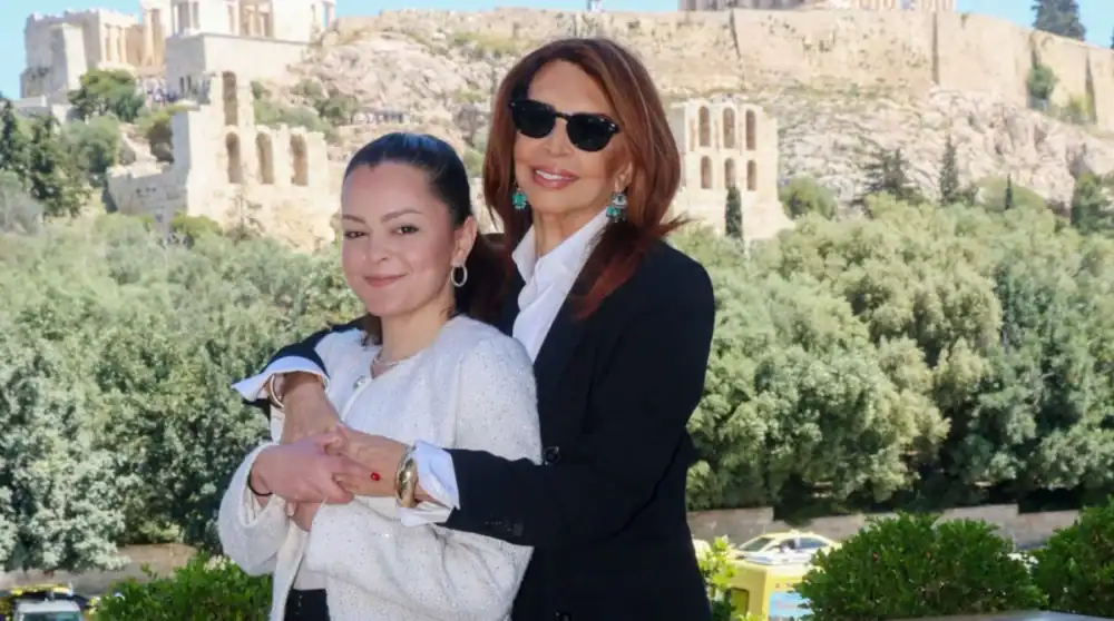 Μιμή Ντενίση και Μαριτίνα: Η chic κοινή εμφάνιση που τράβηξε τα βλέμματα στη συνέντευξη Τύπου για την «Έξοδο