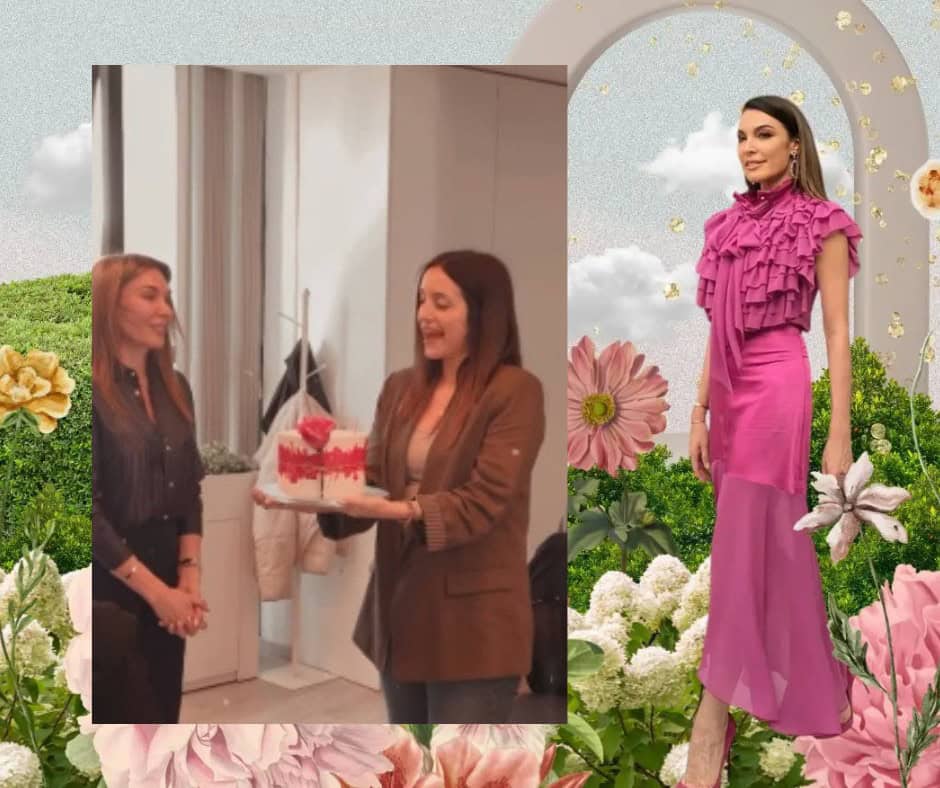 Έκλεισε τα 56 η Στεφανίδου: Η τούρτα έκπληξη στο γραφείο και η συγκίνηση (photos)