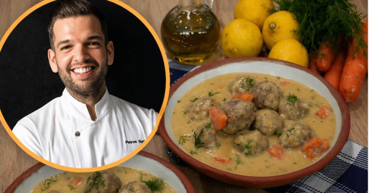 Πέτρος Συρίγος: Γιουβαρλάκια αβγολέμονο (video)