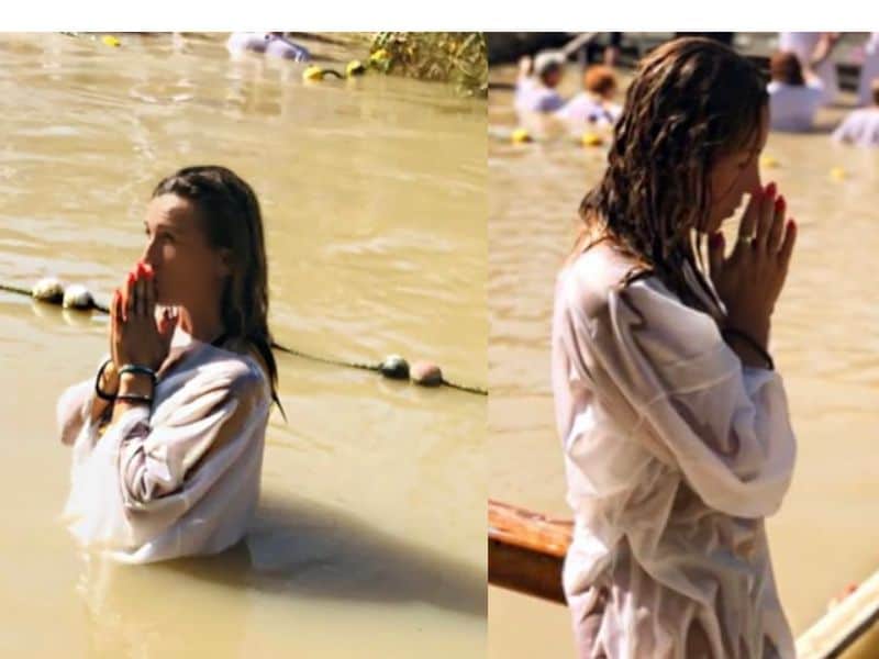 Πηγή Δεβετζή: Βαφτίστηκε στον Ιορδάνη Ποταμό –Συγκλονίζει το μήνυμα της  μετά από το σοβαρό τροχαίο (Φωτογραφίες)