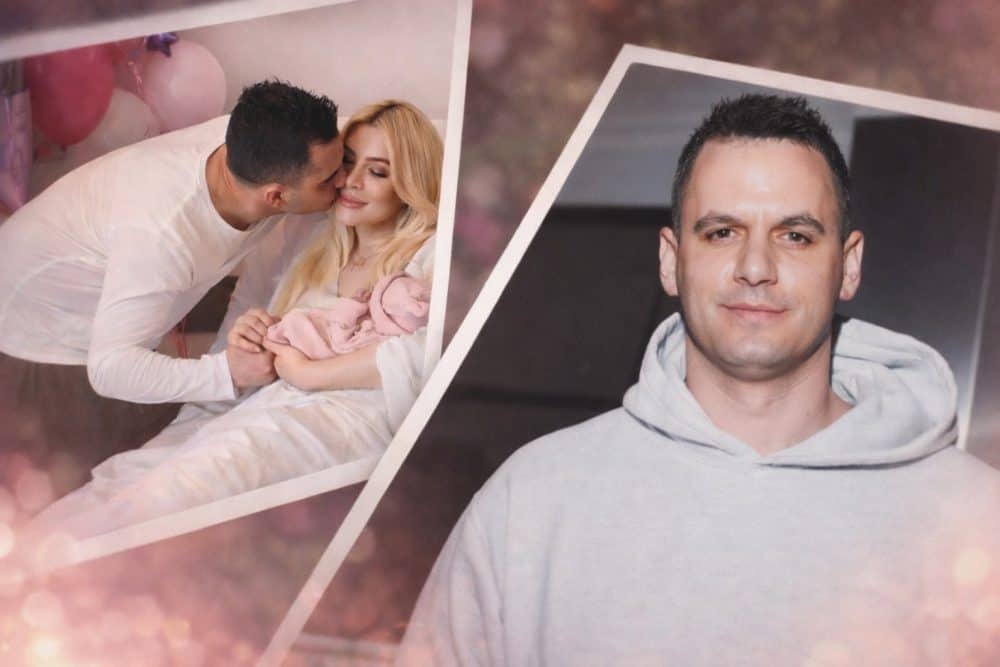 Κλασσικός χαζομπαμπάς ο Κουτσουμπής: Το t-shirt για την Ξένια 2 εβδομάδες μετά τη γέννησή της