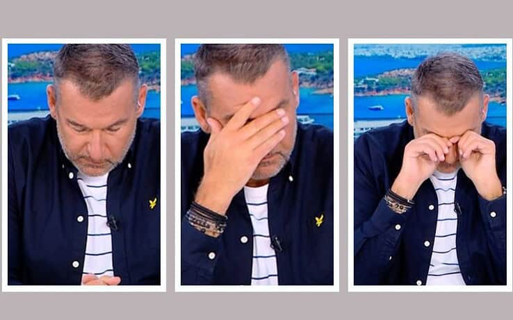 Ξέσπασε σε δάκρυα on air ο Λιάγκας: «Ζητώ συγνώμη, ήταν σκληρό» (Video)