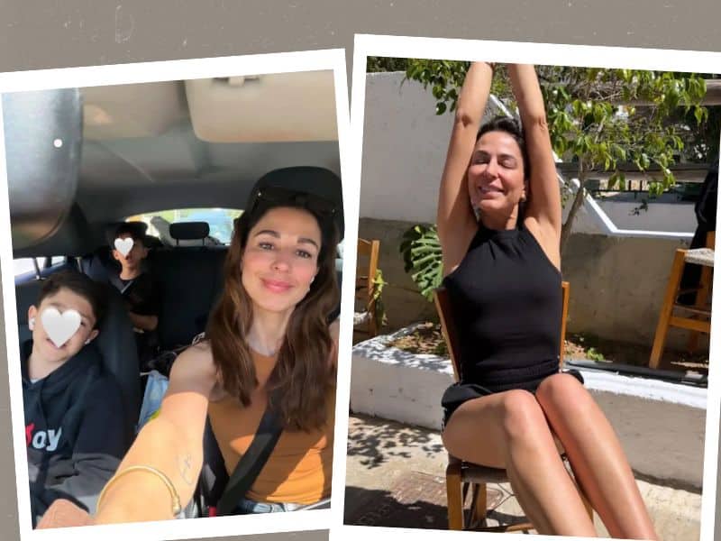 Έφερε το καλοκαίρι η Παπουτσάκη: Πασχαλινή απόδραση μαζί με τους δυο γιους της μετά τον χωρισμό (Φωτογραφίες)