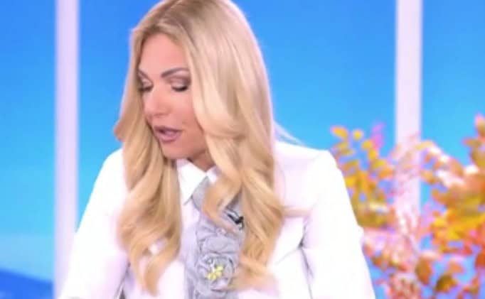 Τίνα Μεσσαροπούλου:H στιγμή που μαθαίνει on air για το εγκεφαλικό του άντρα της (Video)