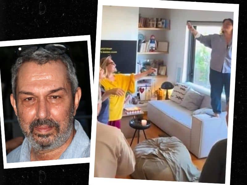 Γιόρτασε τα 68 ο Χατζηπαναγιώτης: Η έκπληξη της Καβογιάννη η καντάδα και οι χοροί της Δανάης στο σπίτι της (Video)