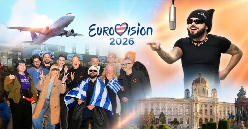 Ο Ακύλας έφυγε για τη μεγάλη μάχη της Eurovision: «Παίρνουμε όλη την Ελλάδα μαζί μας» (video)