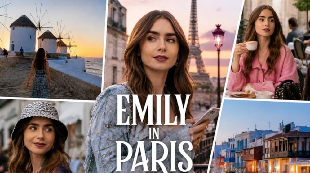 Emily in Paris στη Μύκονο – Όσα γνωρίζουμε για τα γυρίσματα στο νησί των Ανέμων