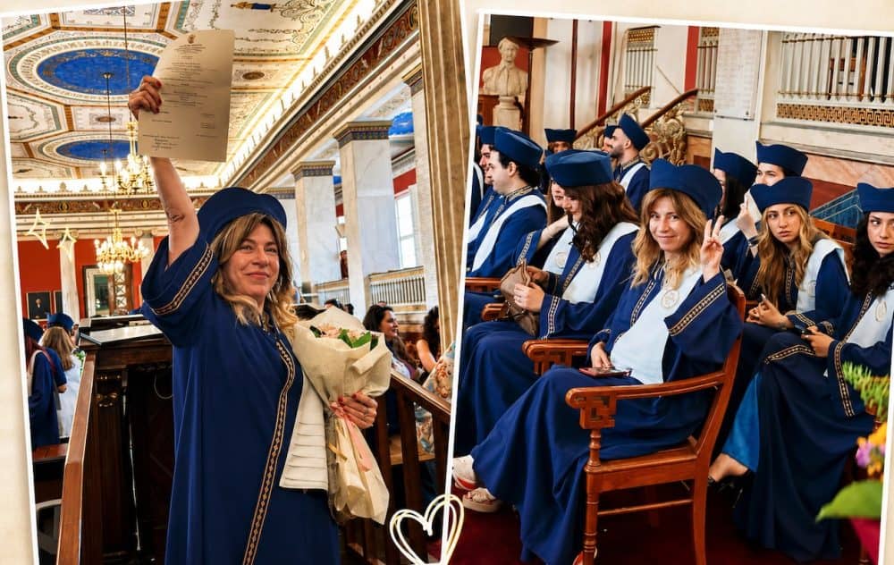 Πήρε πτυχίο στα 64 η Παπαδοπούλου: Συγκινεί το  μήνυμα από το Πανεπιστήμιο (Φωτογραφίες)